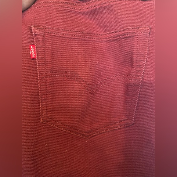 Levis maroon 511 pant 34x 32 - Picture 3 of 3